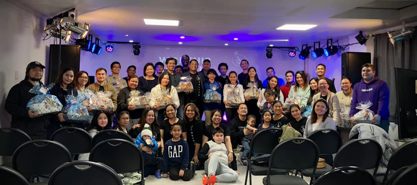 Anchor Church London congregation gathered together